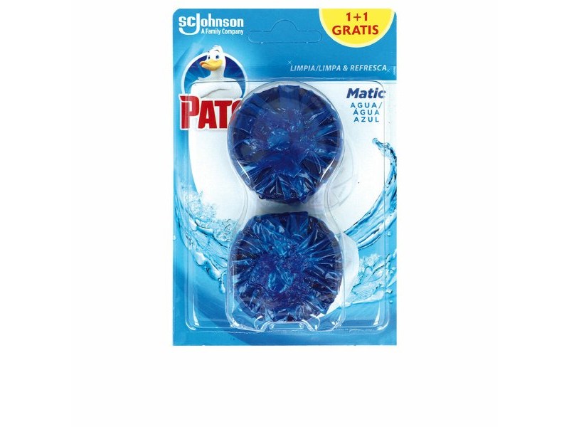 Toilet air freshener Pato 2 x 50 g Agua Azul Дезодорант