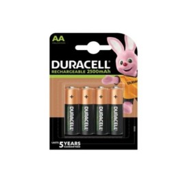 Зареждащи се батерии DURACELL HR6DX1500 AA HR6 NiMh 2500 mAh 2500 mAh 1,2 V (4 броя)