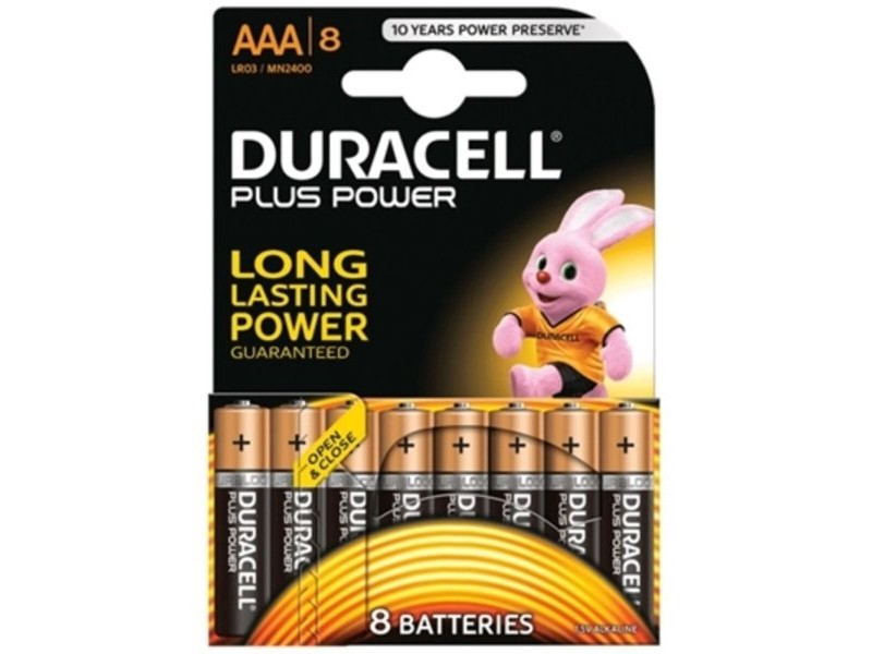 Алкални батерии DURACELL LR03 LR03 AAA 1.5V 1,5 V AAA (8 pcs)