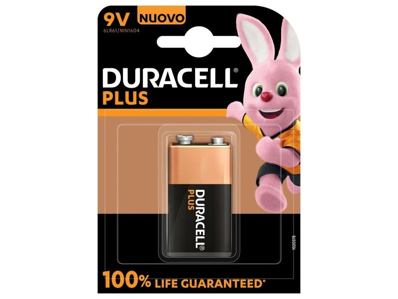 Алкална батерия DURACELL 9 V