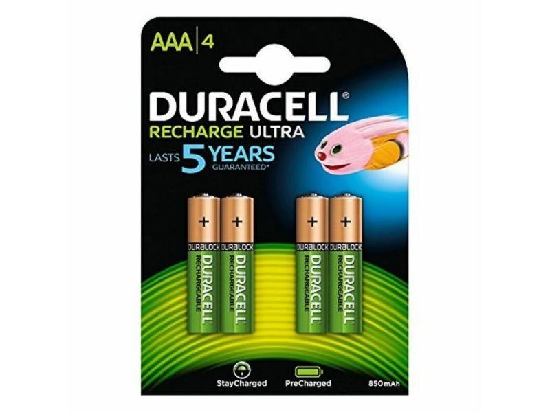 Зареждащи се батерии DURACELL StayCharged AAA (4pcs) HR03 AAA 1,2 V AAA