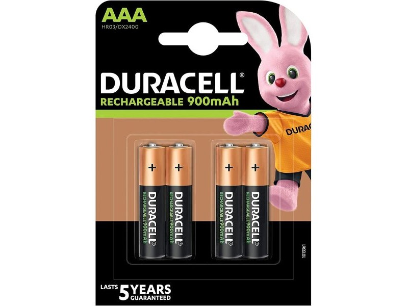 Зареждащи се батерии DURACELL StayCharged AAA (4pcs) HR03 AAA 1,2 V AAA