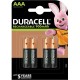 Зареждащи се батерии DURACELL StayCharged AAA (4pcs) HR03 AAA 1,2 V AAA