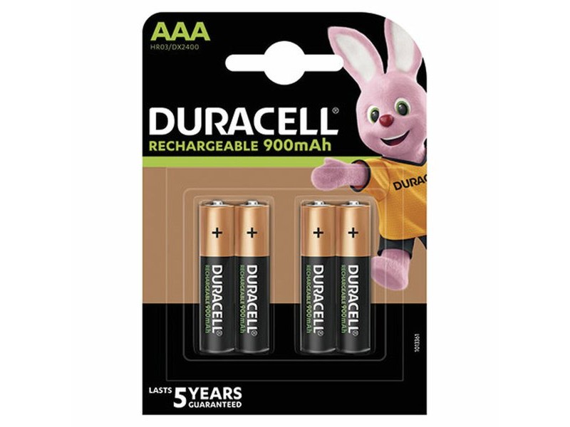 Зареждащи се батерии DURACELL StayCharged AAA (4pcs) HR03 AAA 1,2 V AAA