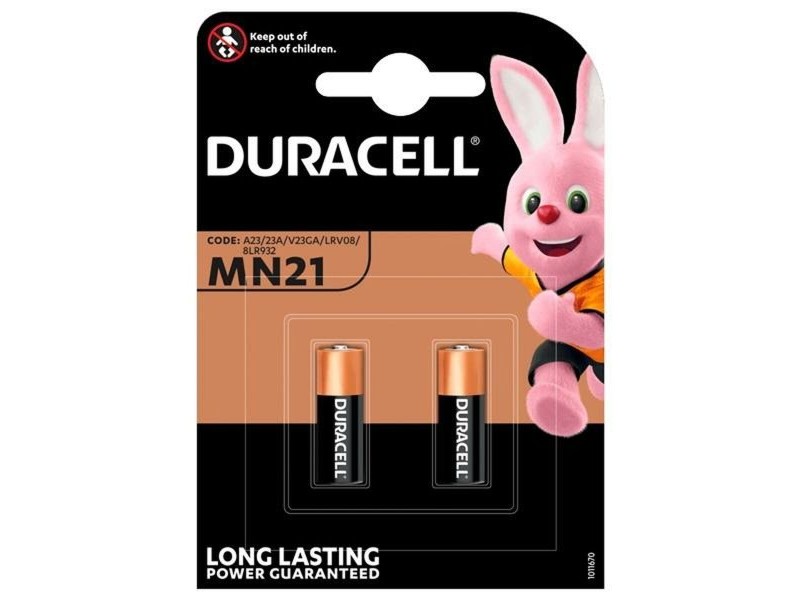Алкални батерии DURACELL 12 V MN21 (10 броя)