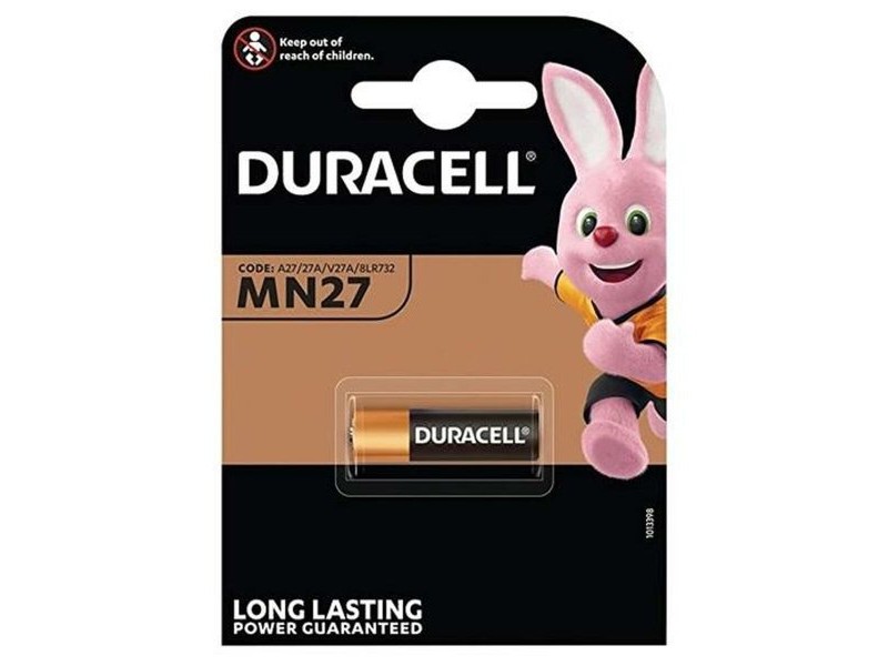 Алкални батерии DURACELL 12 V MN27 (10 броя)