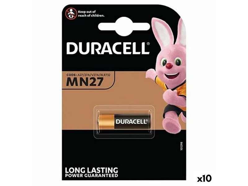 Алкални батерии DURACELL 12 V MN27 (10 броя)