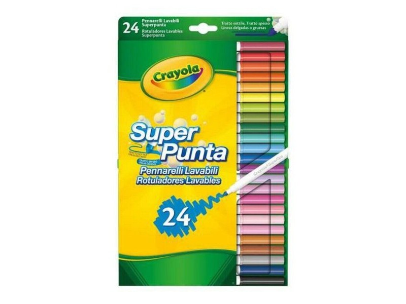 Плумастер Crayola B01BF6F20K Миеща (24 uds)