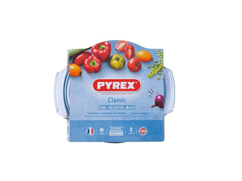Касерола със Стъклен Капак Pyrex 118A000/5043 Прозрачен Cтъкло