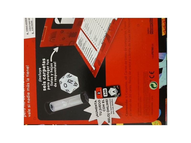 Настолна игра Hasbro Scattergories (ES)