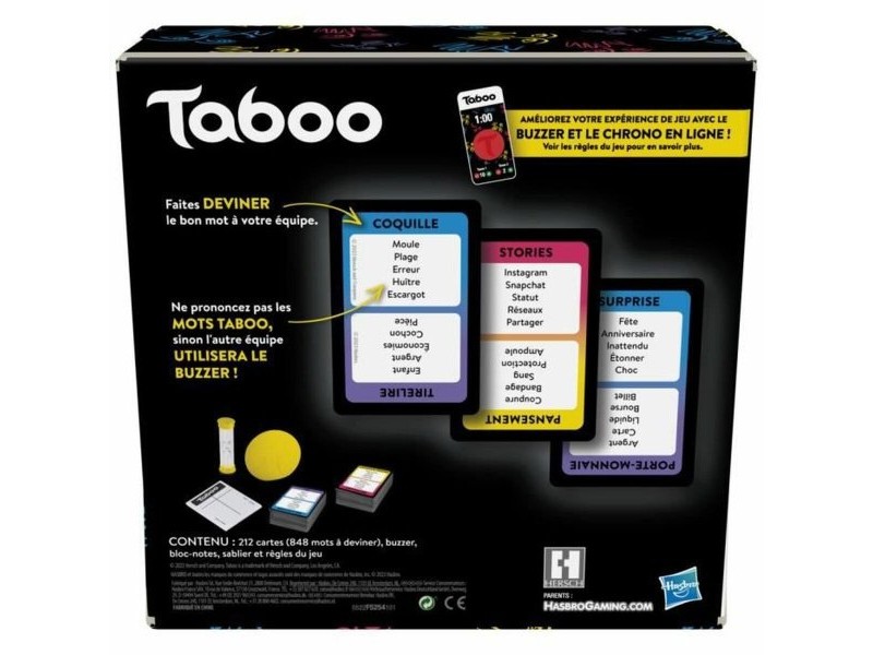 Набор от въпроси и отговори Hasbro Taboo