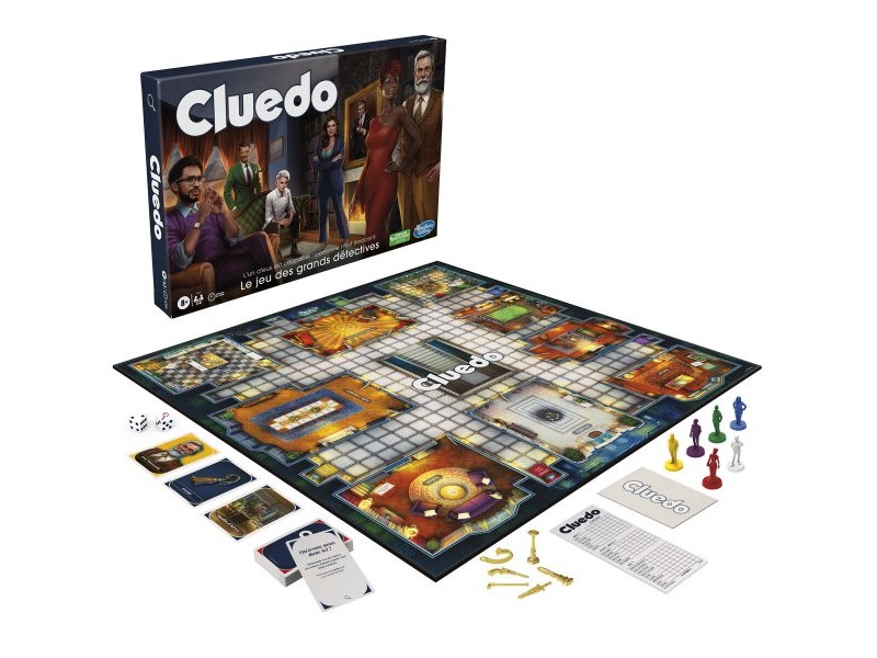 Настолна игра Hasbro Cluedo (FR) Многоцветен