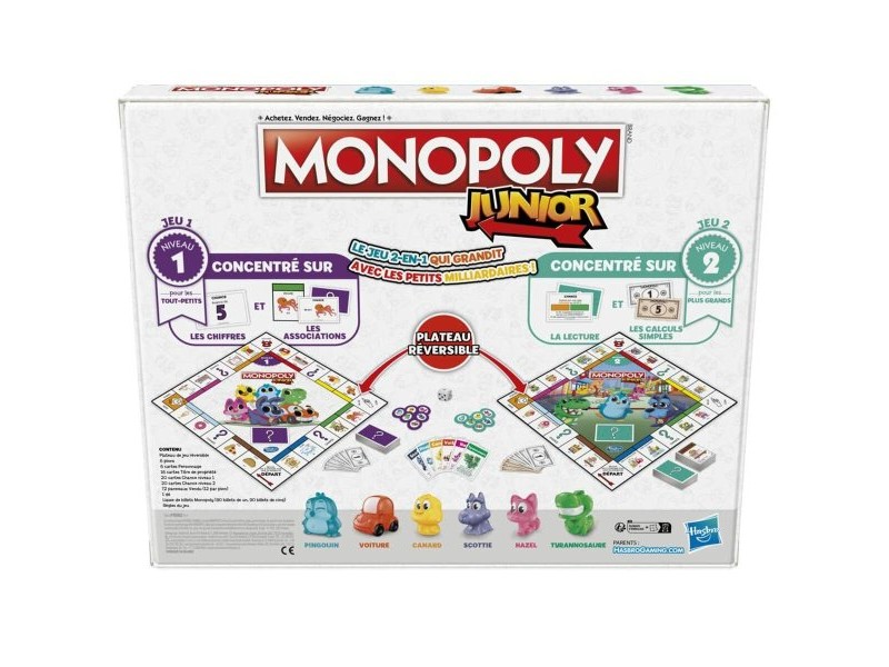 Настолна игра Monopoly Junior (FR)