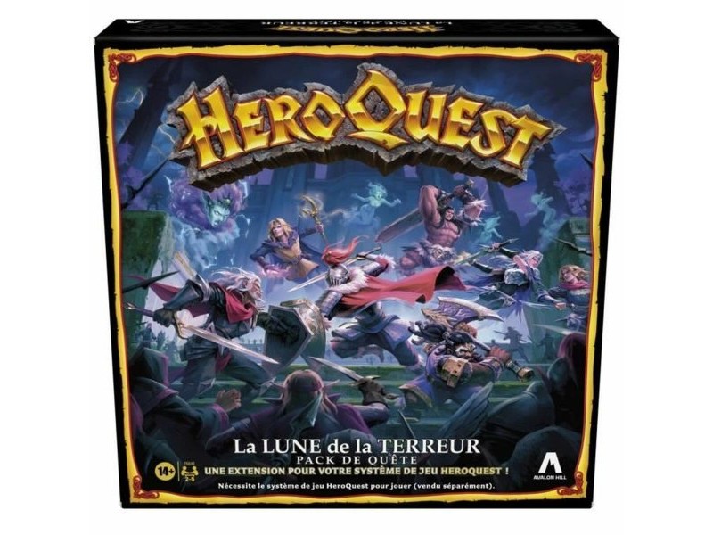 Настолна игра Hasbro Hero Quest: La Lune de la Terreur (Expansion Pack) (FR)
