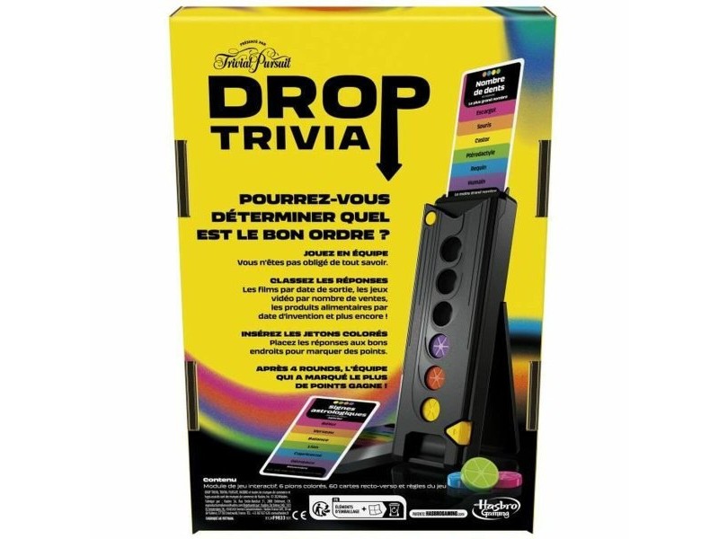 Настолна игра Hasbro Drop Trivia