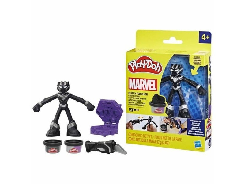 Игра от Пластелин Play-Doh Black Panther garras afiladas noir