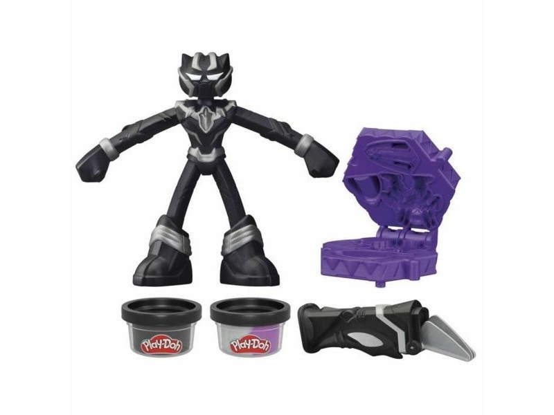 Игра от Пластелин Play-Doh Black Panther garras afiladas noir