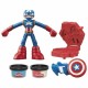 Игра от Пластелин Play-Doh Capitán América Set Stamper Shield Многоцветен
