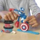 Игра от Пластелин Play-Doh Capitán América Set Stamper Shield Многоцветен