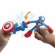 Игра от Пластелин Play-Doh Capitán América Set Stamper Shield Многоцветен