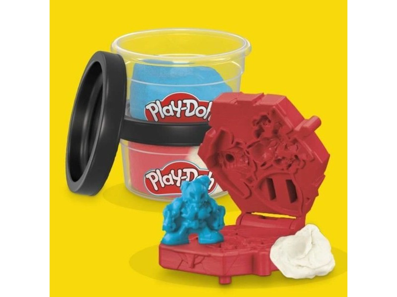 Игра от Пластелин Play-Doh Capitán América Set Stamper Shield Многоцветен