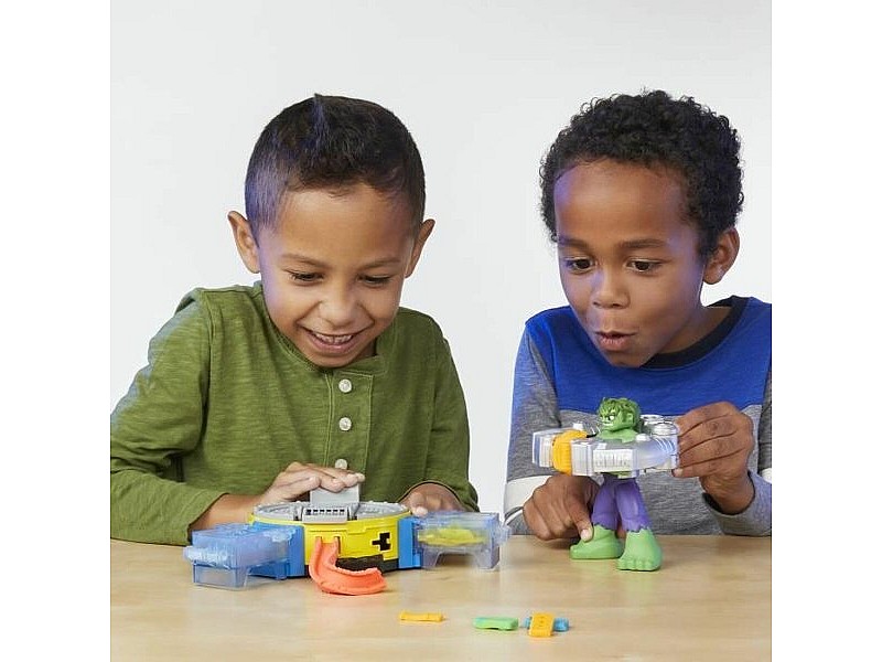 Игра от Пластелин Play-Doh Hulk Smash It All Многоцветен