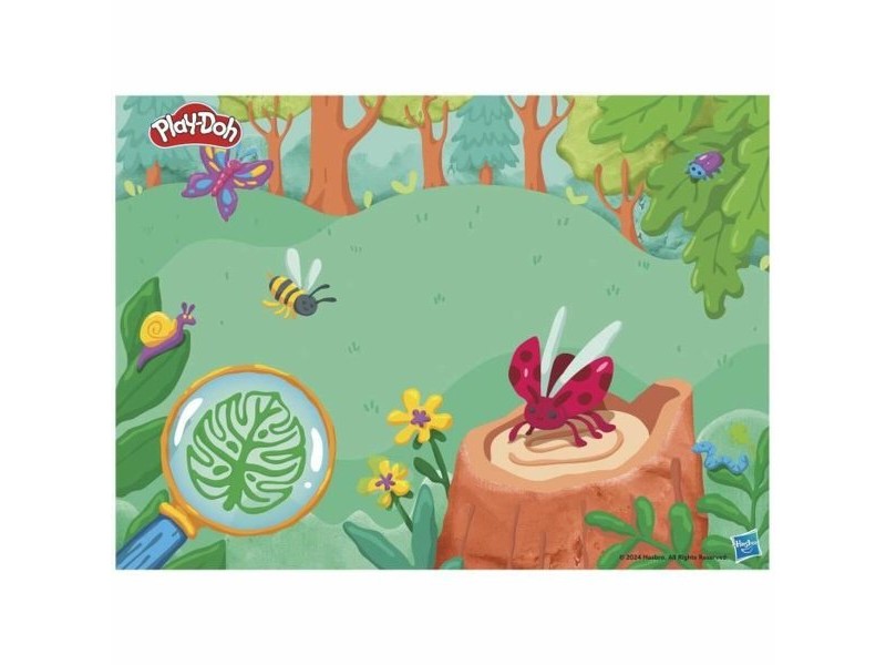 Игра от Пластелин Play-Doh Mi Pequeño Microscopio Жълт