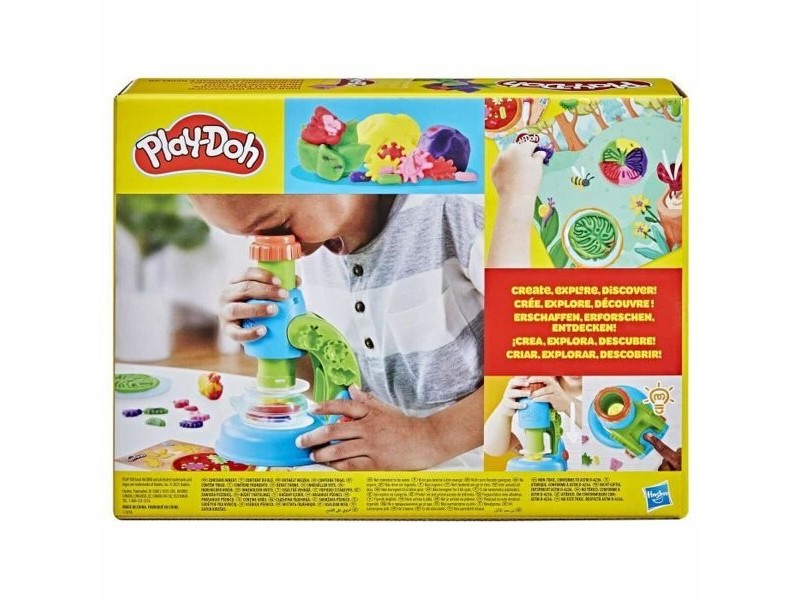 Игра от Пластелин Play-Doh Mi Pequeño Microscopio Жълт
