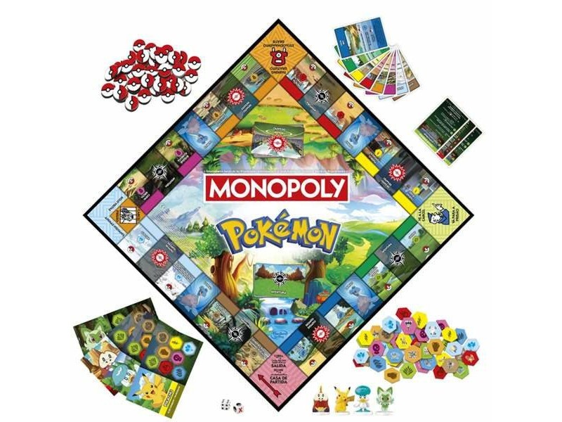 Настолна игра Hasbro Monopoly Pokemon