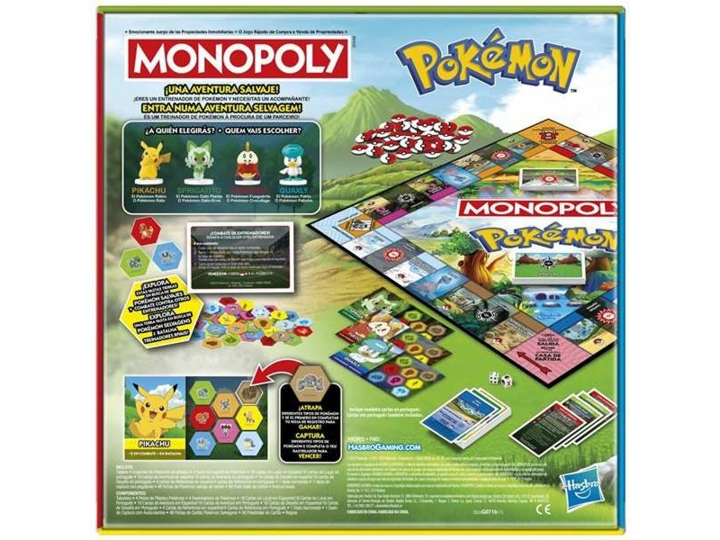 Настолна игра Hasbro Monopoly Pokemon