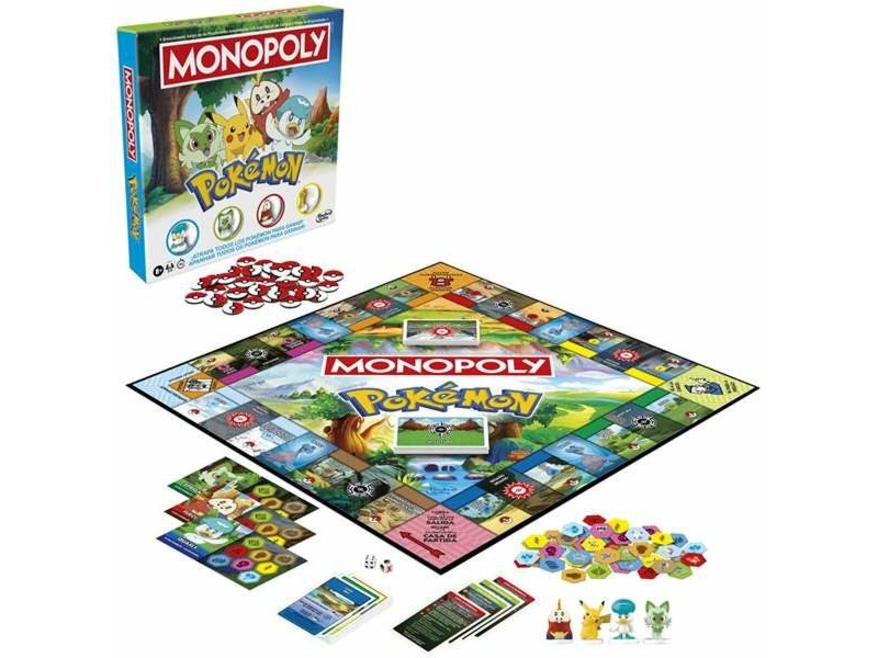 Настолна игра Hasbro Monopoly Pokemon