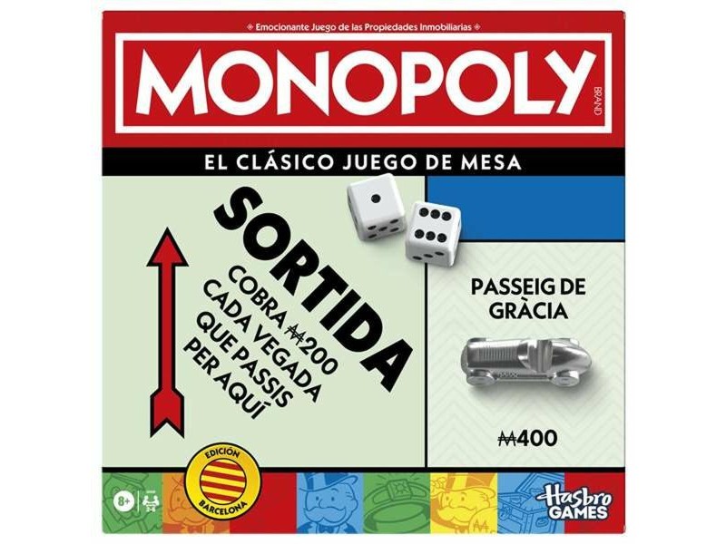 Образователна Игра Hasbro Monopoly Barcelona
