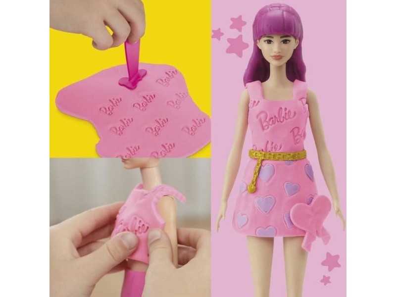 Игра от Пластелин Play-Doh Barbie Hearts & Hair Многоцветен