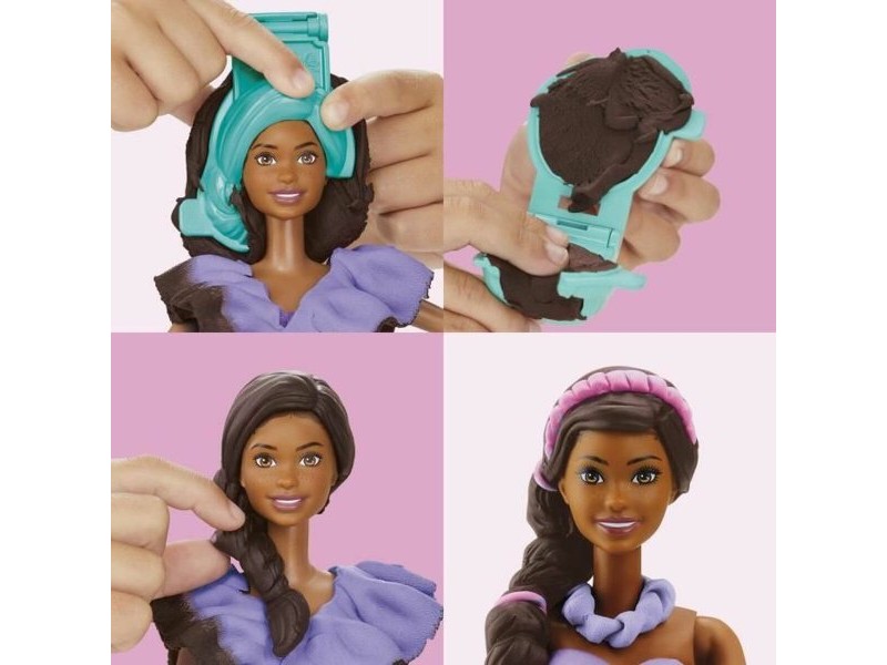Игра от Пластелин Play-Doh Barbie Fashionista Ruffles Многоцветен 730 g Игра от Пластелин Play-Doh Barbie Fashionista Ruffles Многоцветен 730 g