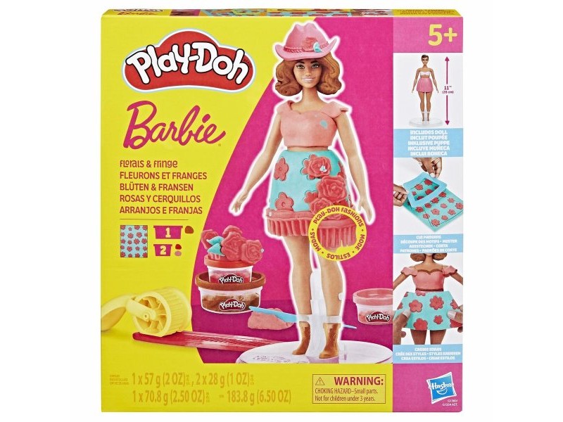 Игра от Пластелин Play-Doh Florals & Fringe Многоцветен
