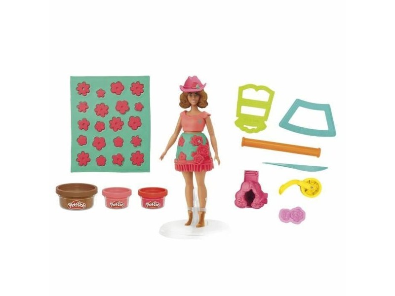 Игра от Пластелин Play-Doh Florals & Fringe Многоцветен