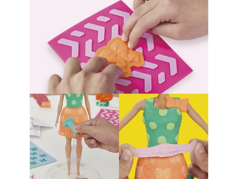 Игра от Пластелин Play-Doh BArbie Pearls & Bows Многоцветен