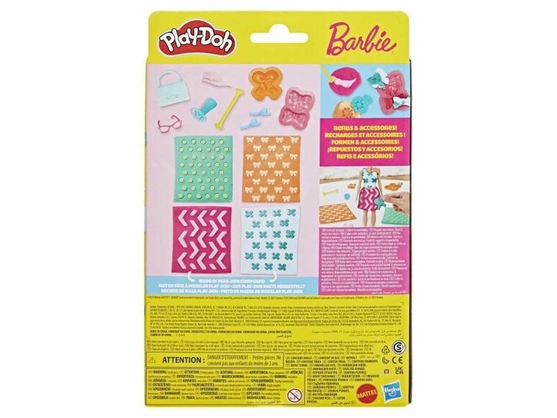 Игра от Пластелин Play-Doh BArbie Pearls & Bows Многоцветен