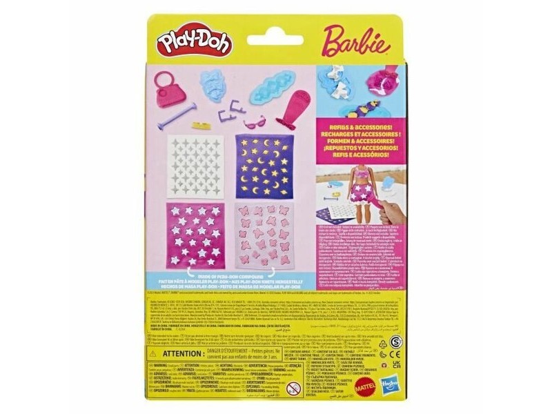 Игра от Пластелин Play-Doh Barbie Sparkles & Gems Многоцветен