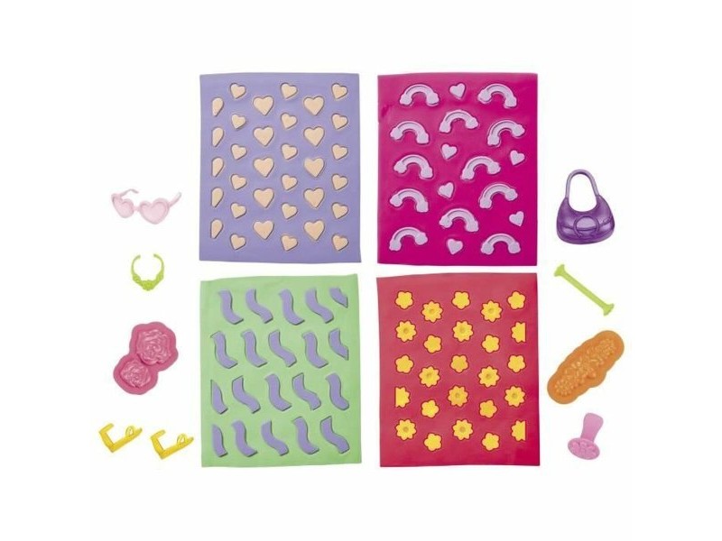 Игра от Пластелин Play-Doh Barbie FLowers & Florals Многоцветен