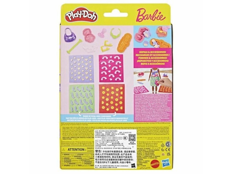 Игра от Пластелин Play-Doh Barbie FLowers & Florals Многоцветен