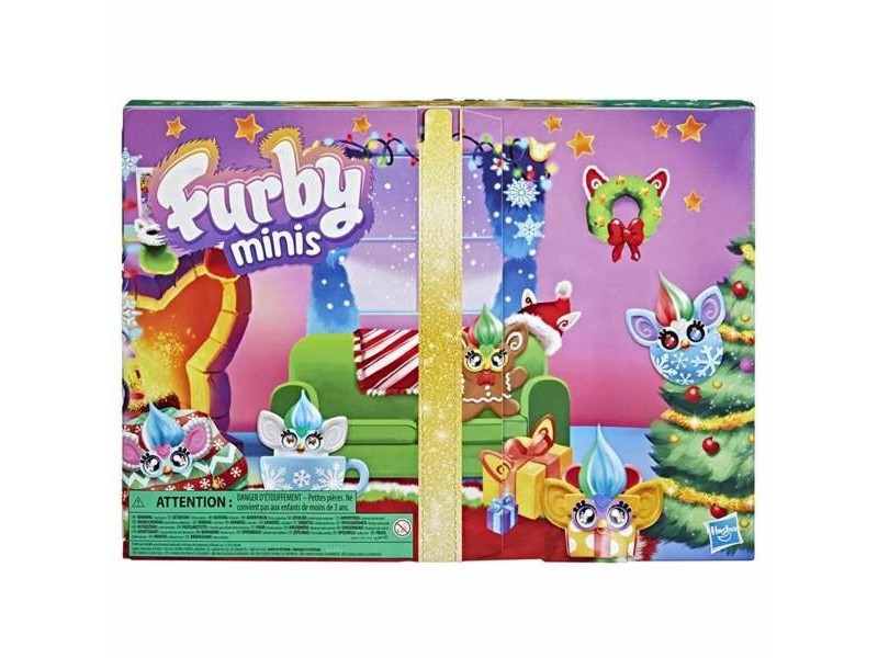 Коледен Календар Furby Minis полиестер ABS PoE Многоцветен