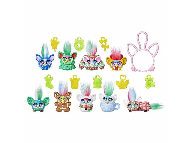 Коледен Календар Furby Minis полиестер ABS PoE Многоцветен