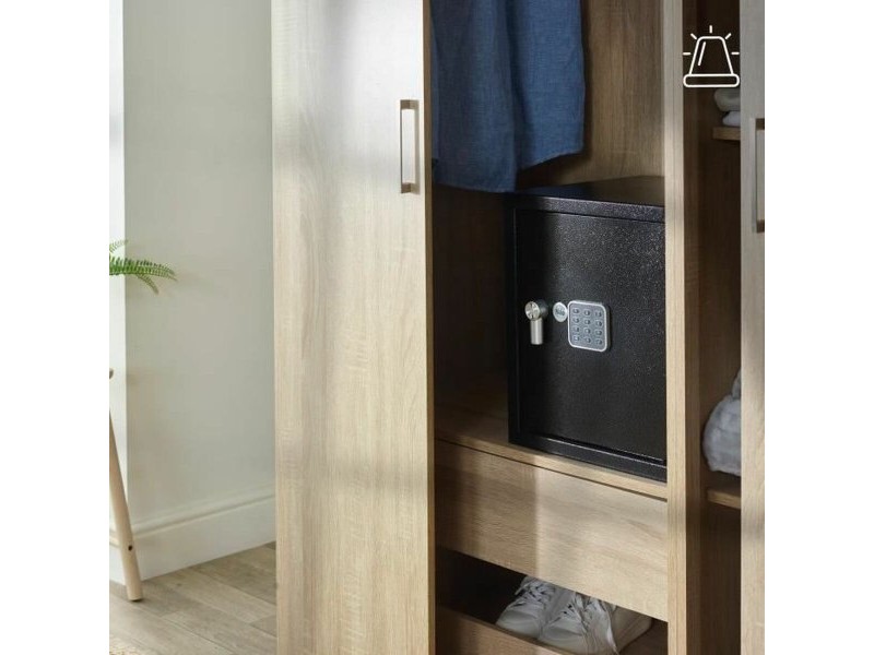 Сейф с електронна ключалка Yale Черен 40 L 39 x 35 x 36 cm Неръждаема стомана