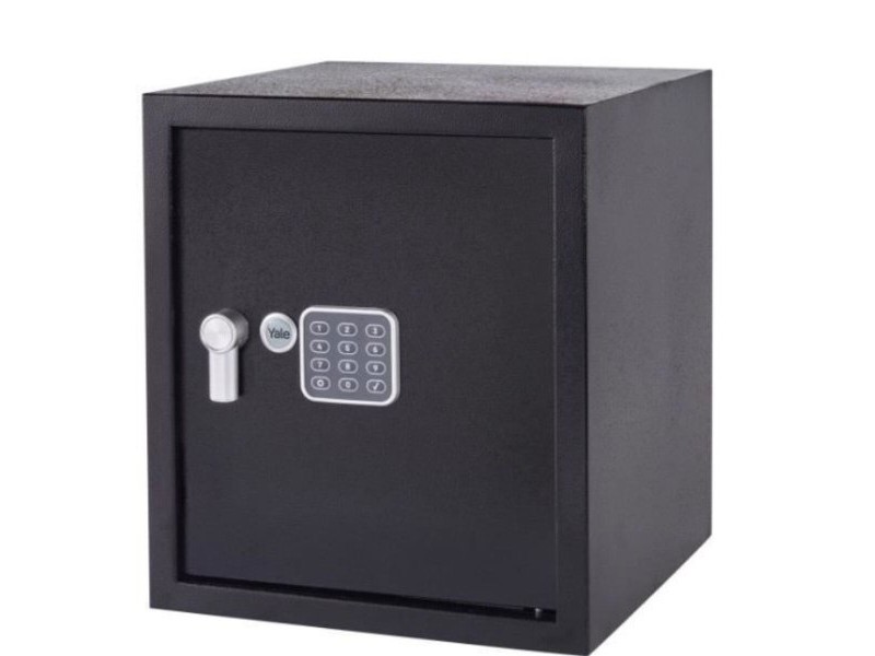 Сейф с електронна ключалка Yale Черен 40 L 39 x 35 x 36 cm Неръждаема стомана
