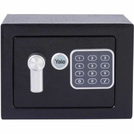 Сейф с електронна ключалка Yale Черен 3,8 L 17 x 23 x 17 cm Неръждаема стомана Стомана
