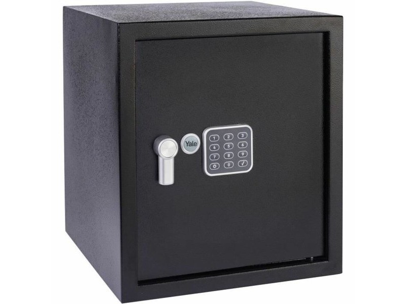 Сейф с електронна ключалка Yale Черен 40 L 39 x 35 x 36 cm Неръждаема стомана