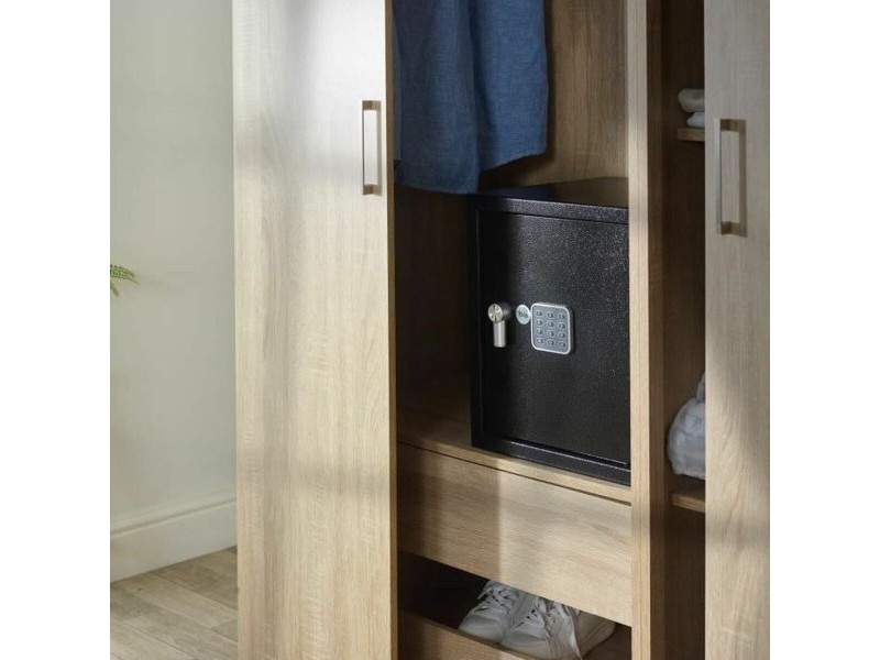 Сейф с електронна ключалка Yale Черен 40 L 39 x 35 x 36 cm Неръждаема стомана