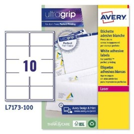 Етикети за принтер Avery L7173 Бял 100 Листи 99,1 x 57 mm (5 броя)