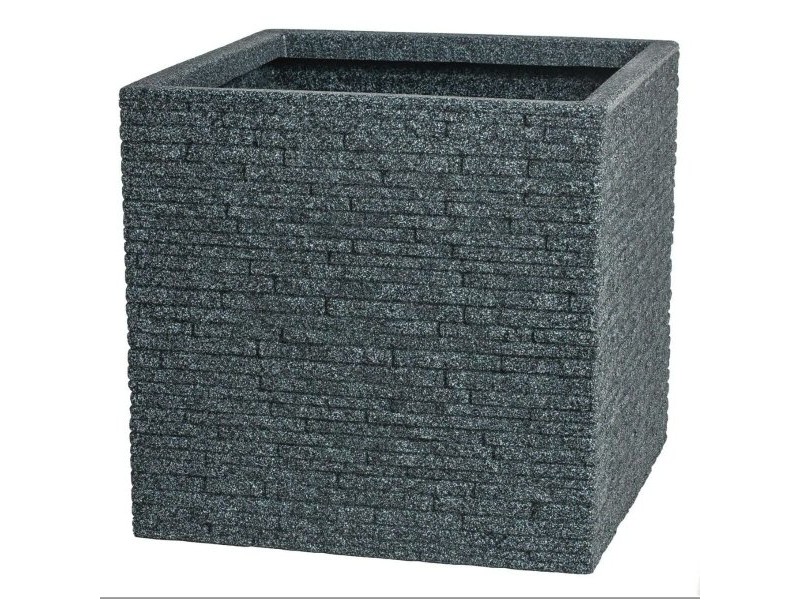Саксия Strata Дъска 39 x 39 x 39 cm Цимент Пластмаса Квадратек